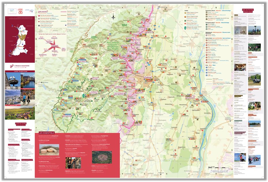 carte alsace touristique